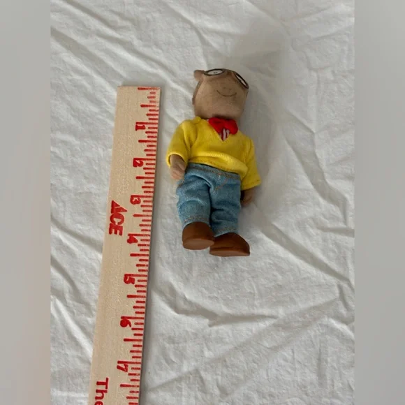 1987 Arthur Set Collection 3 Arthur Dolls 1 DW Read 1 Backpack Original PBS - Picture 5 of 15